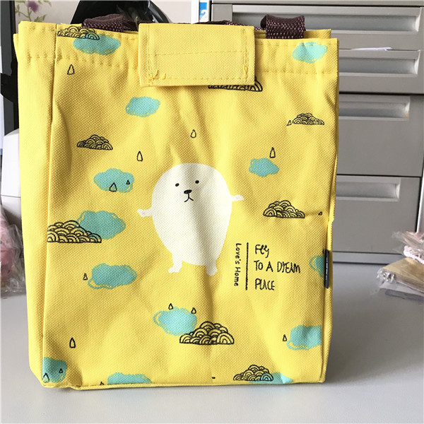 Bolsa térmica isolada para almoço, portátil, caixa, crianças, desenho animado, animal, praia, piquenique, feminino, menino, bolsa cooler, bolsa de mão: 1