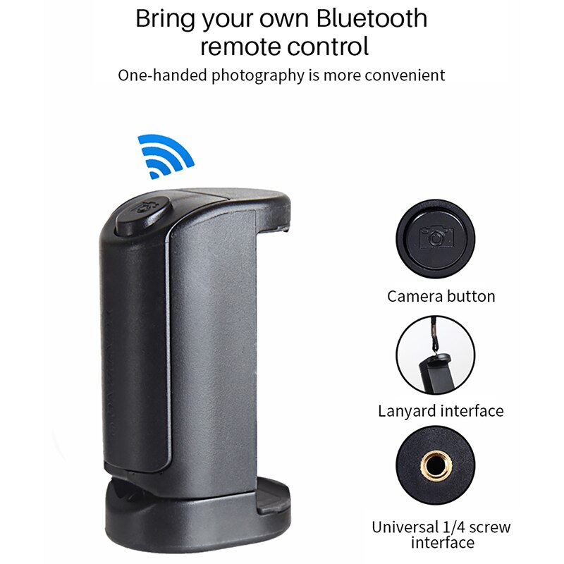 Yunteng Smartphone Selfie Booster Handvat Grip Houder Met Bluetooth Draadloze Afstandsbediening Selfie Stok Stabilizer Accessoires