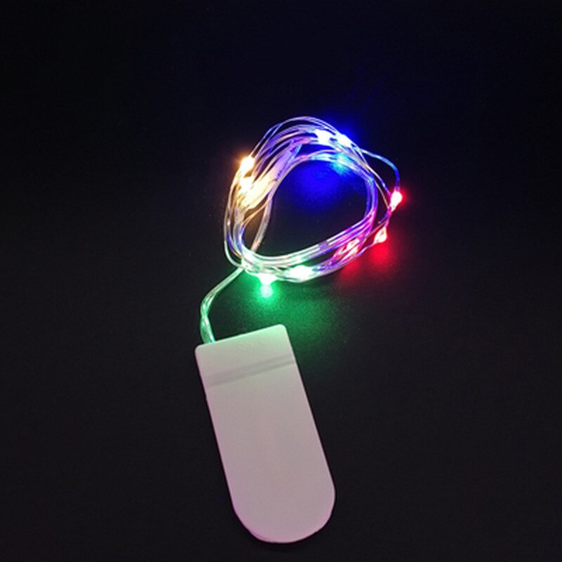 Led-lichtsnoer 3m 2m knoppen 5m op batterijen werkend, voor kerstversiering op bruiloften en andere gelegenheden.