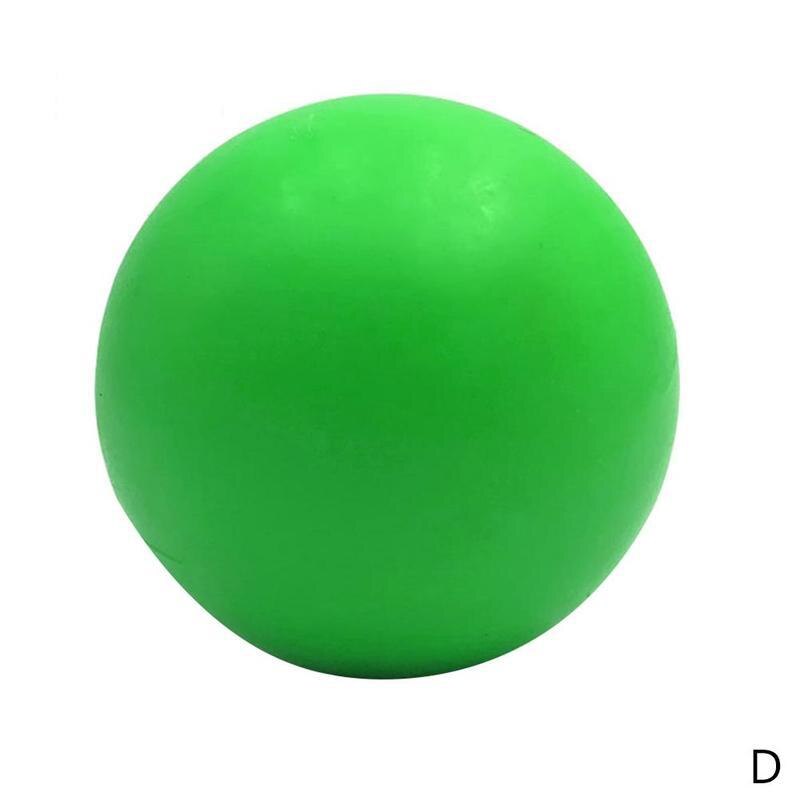 TPE Lacrosse Ball Fitness Relieve Trigger Point Training Fascia Ball Massage Ball Hockey Y3I1: Green