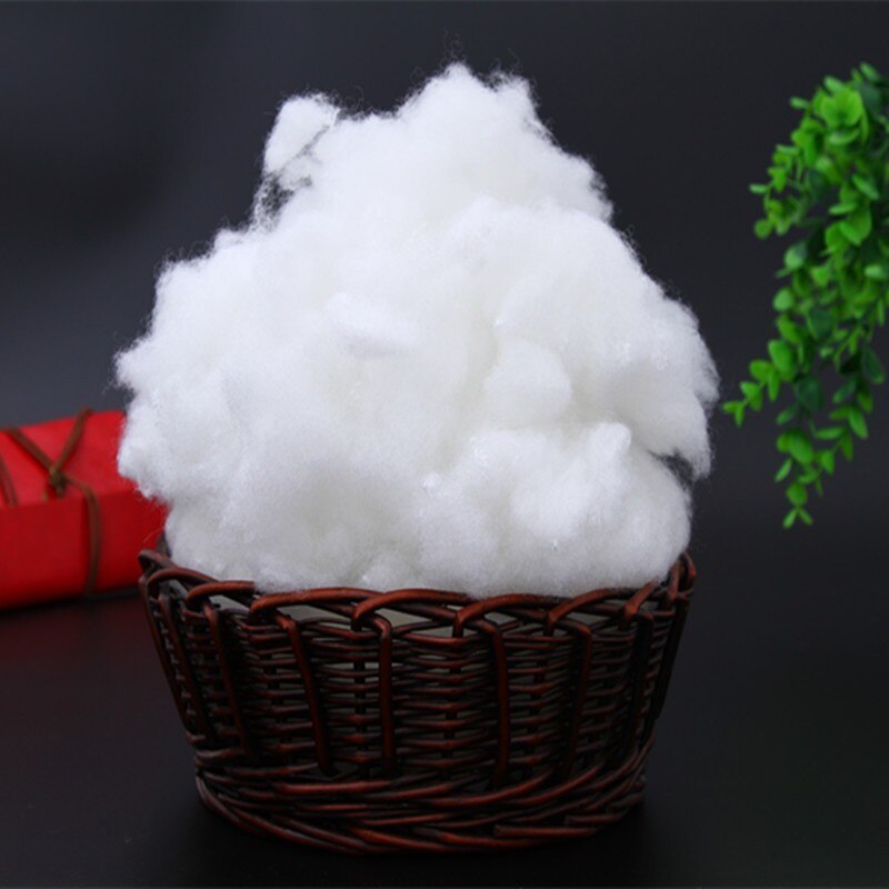 Elastisk polyester pp bomull miljö fyllning fiber fyllmaterial leksaker kuddar docka infoga fiberfill 250 500g 750g 1000g