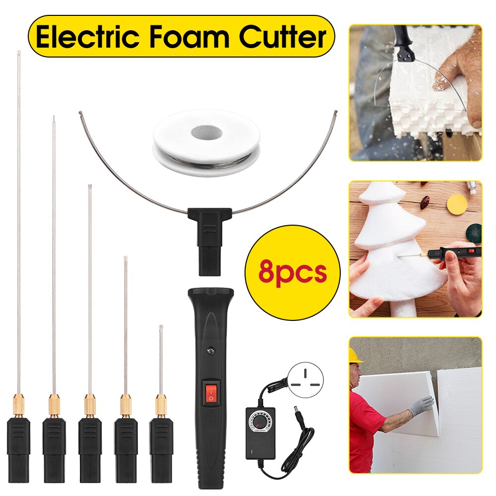 24W Elektrische Schuim Snijder Kit 0-300 ℃ Verstelbare Temperatuur Schuim Snijden Pen Wire Cutter Piepschuim Snijden tool Graveur