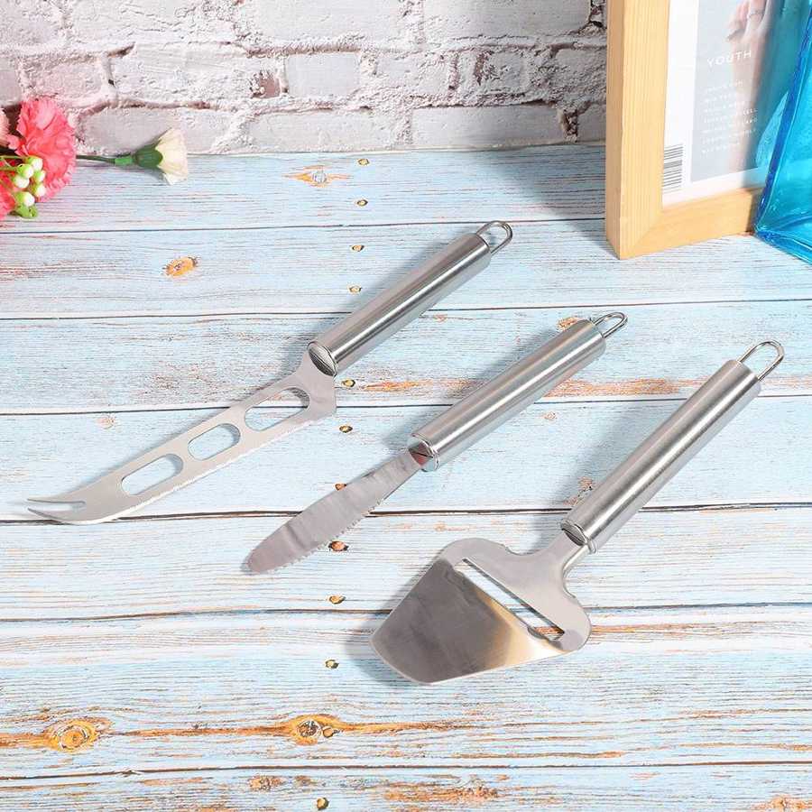 3 Stks/set Huishoudelijke Rvs Kaas Cutter Mes Boter Schraper Keuken Gadgets Kit Groente Fruit Tool