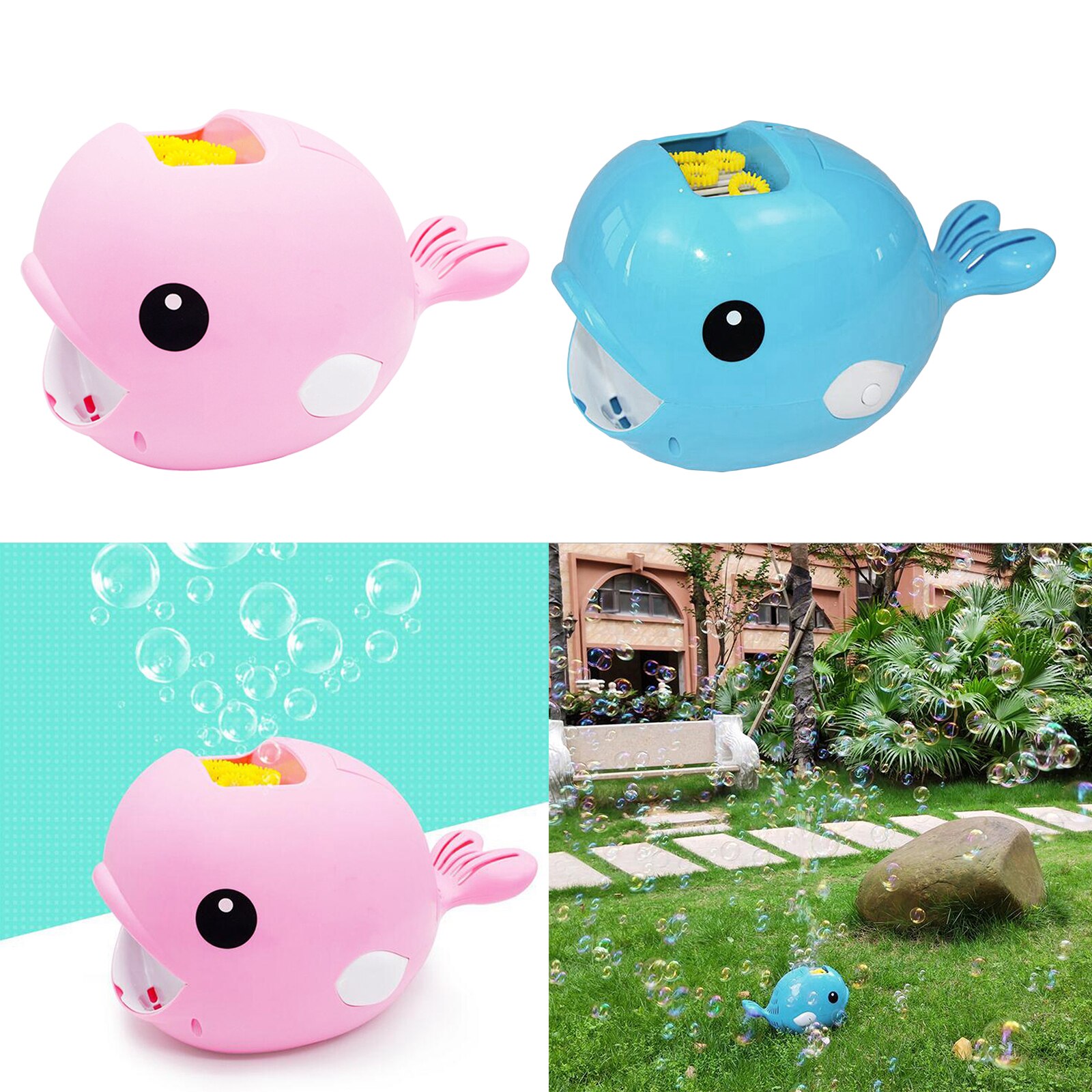 Automatische Bubble Making Machine Walvis Bubble Maker Bubble Blower Zomer Speelgoed Baden Speelgoed Voor Kinderen Jongens Meisjes Leeftijd Van 7-14