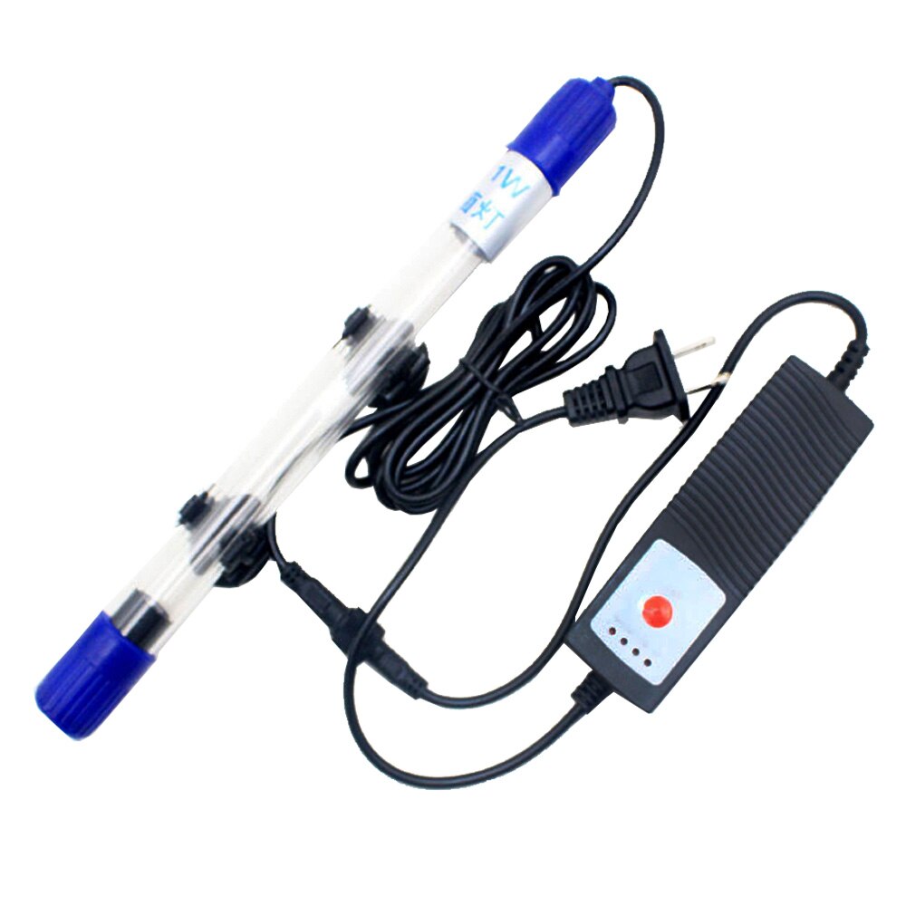 Aquarium Submersible Aquarium UV lampe germicide Quartz verre sous-marin purificateur temps stérilisateur ue/US/royaume-uni Plug animal de compagnie Supplie: Timing 5W EU Plug