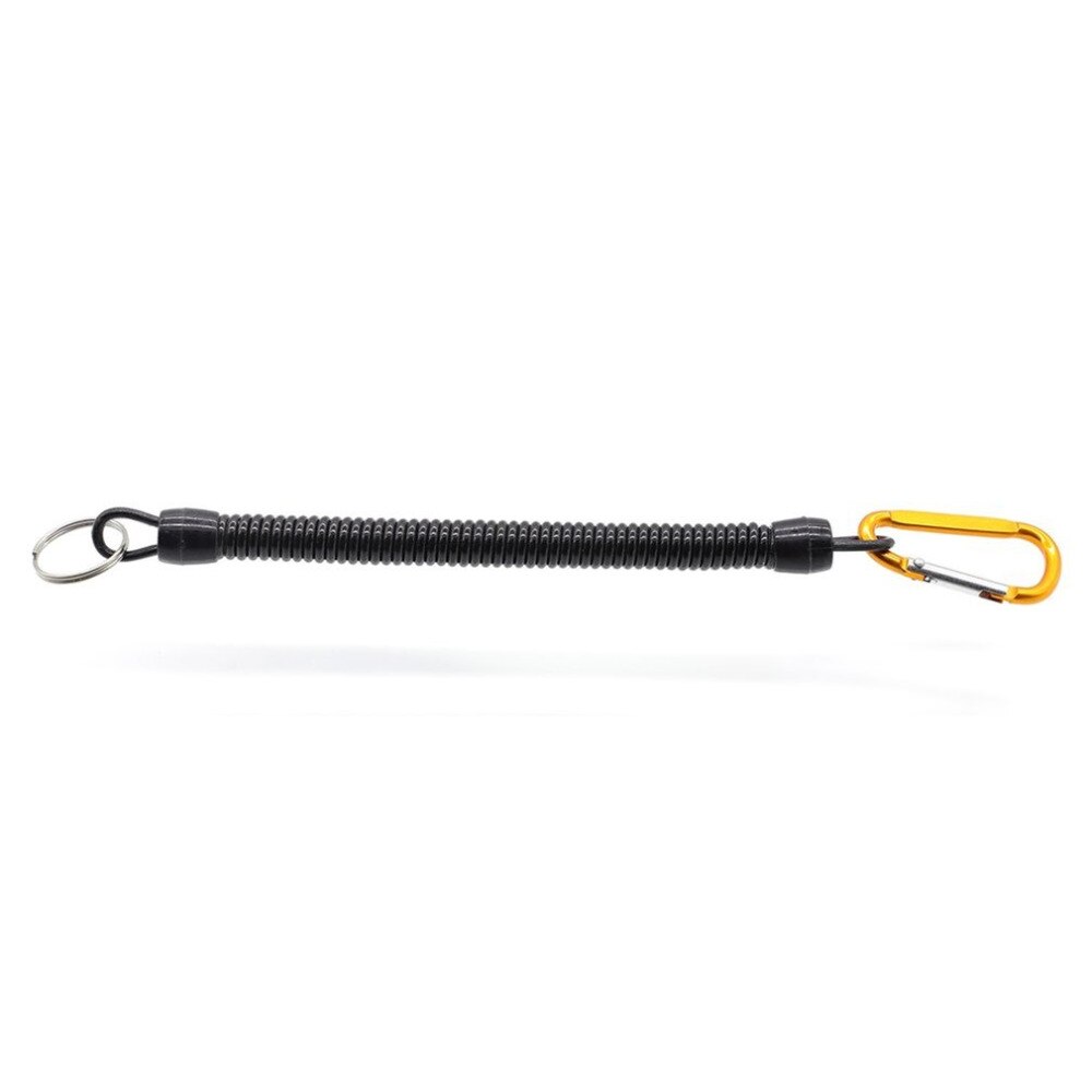 1pc fiskefjeder lanyard snor krog sikker tænger læbegreb justerbart grejværktøj fisketilbehør