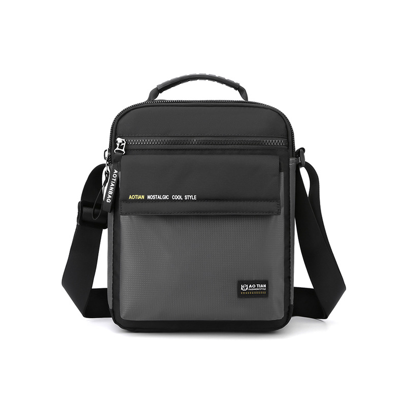 Herentas, messenger bag, lichte schoudertas, heren vrijetijdstas, casual crossbodytas, reistas, zakelijke handtas: Oranje