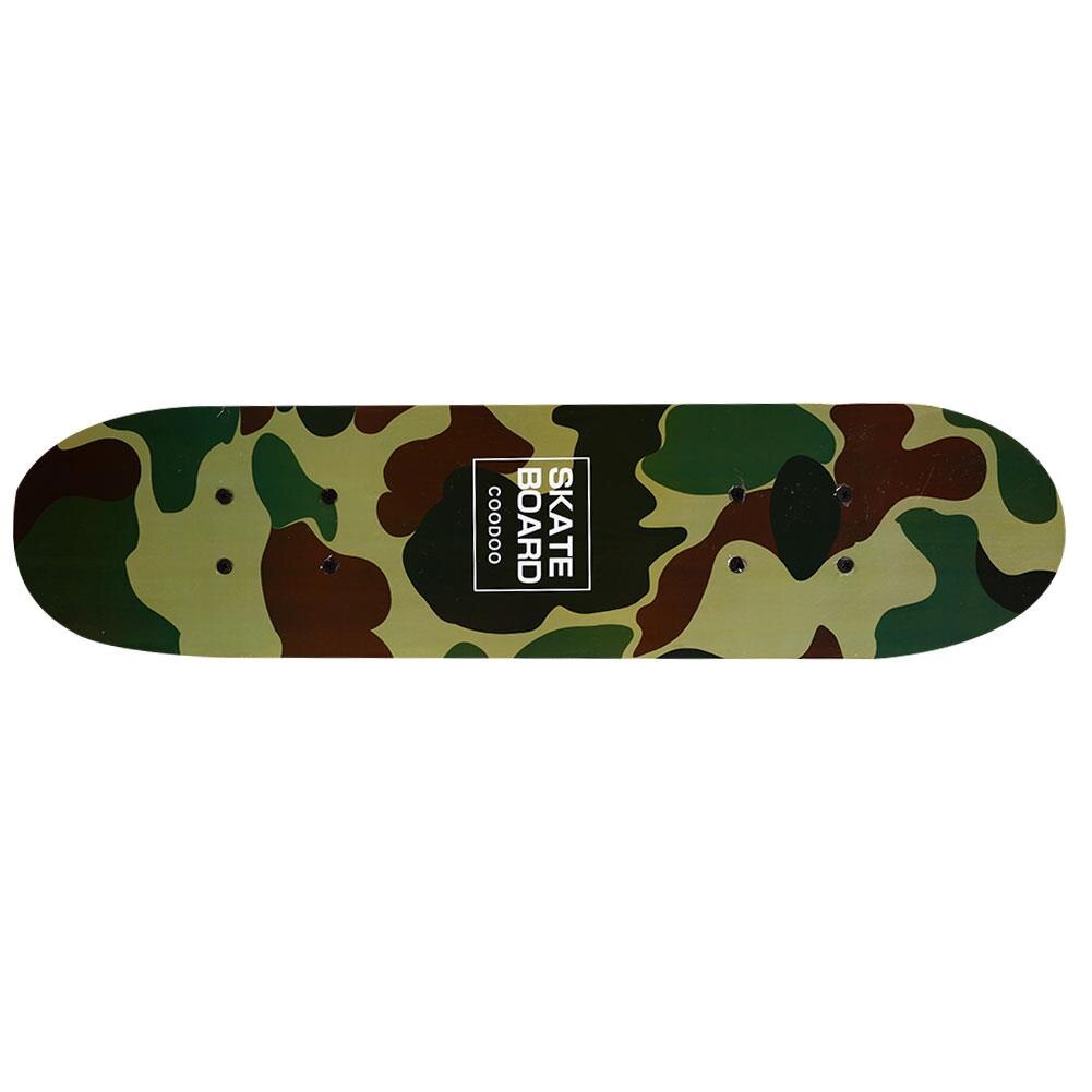 Maple Deck Skateboard Single Warping Slide Teenagers Fashionable Skate Board Longboard 60cm Popular Extreme Sports: camouflage