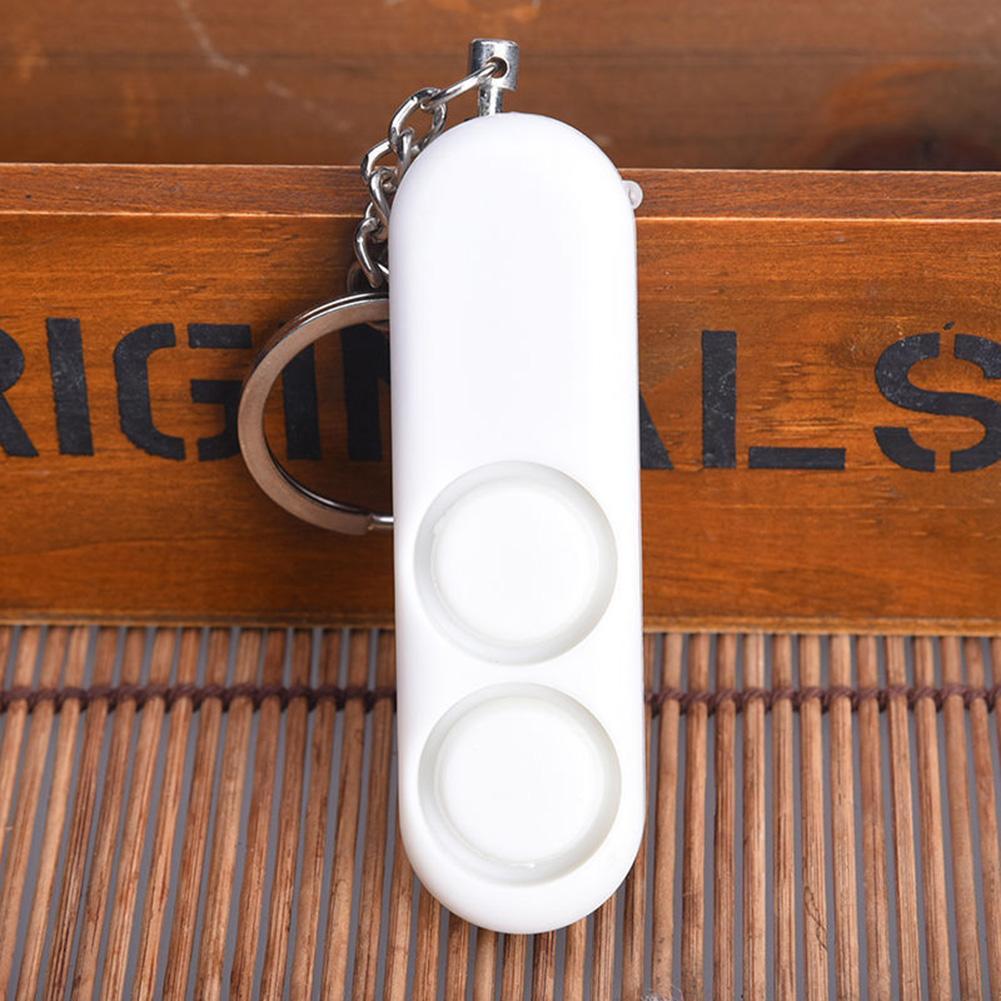 Heart Keychain Women Kid Older Security SOS Anti-attack Safety Security Panic Loud Alarm