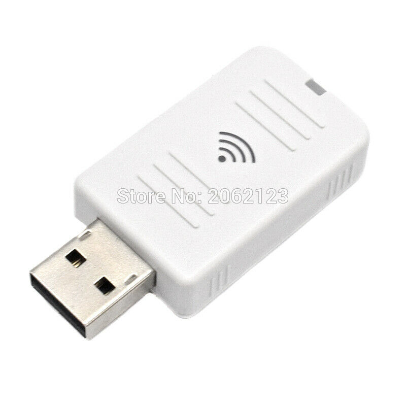 Proyectores inalámbricos para EPSON WIFI inalámbrico USB LAN ADAPTER ELPAP07 V12H418P12 WN7512BEP 802.11B/G/N F/S apto para proyectores