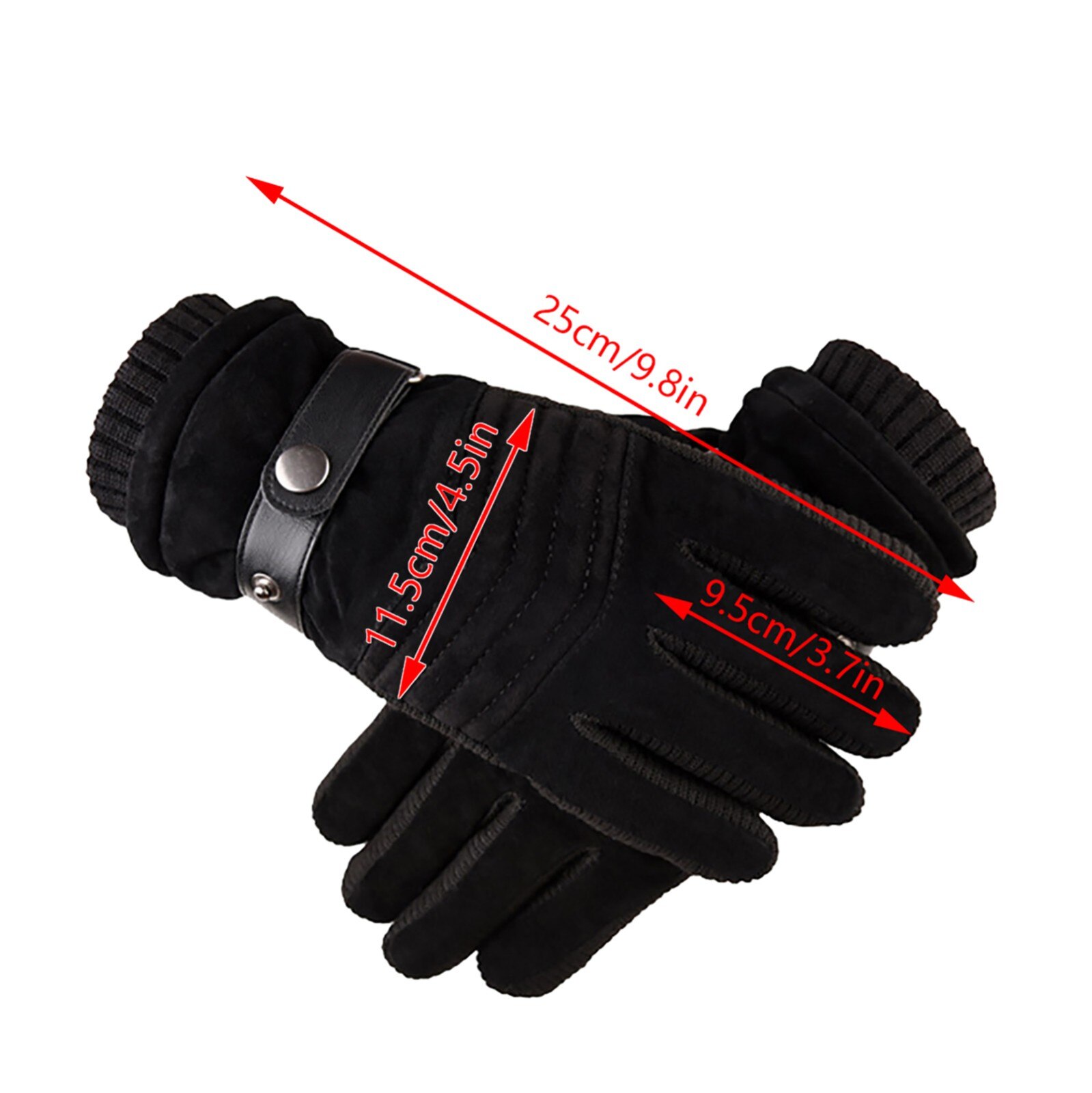 Guantes Térmicos de invierno para ciclismo y esquí, resistentes al agua, con cremallera ajustable, para exteriores
