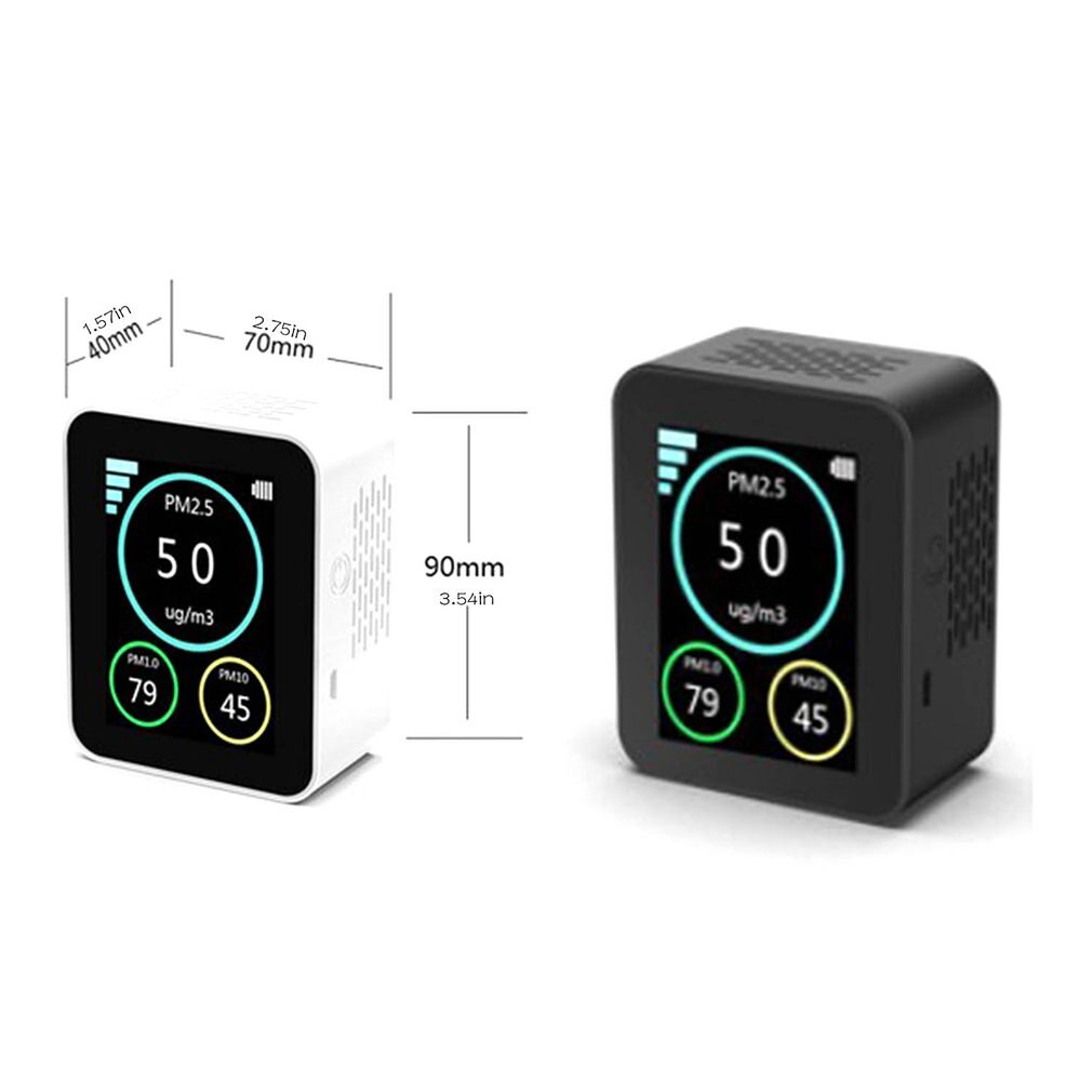 Without Wireless Digital PM2.5 PM1.0 PM10 Temperature Humidity Haze Content Dust Detection Air Detector