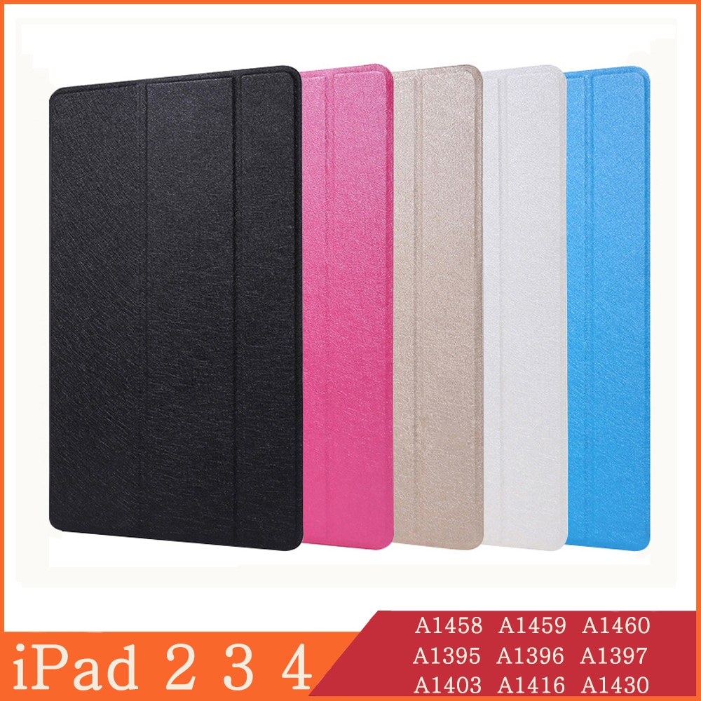 Funda Ipad 2 3 4 9.7 Magnetische Case Flip Smart Cover Voor Apple IPad2 IPad3 IPad4 A1395 A1396 A1397 Auto wake/Sleep Stand Case