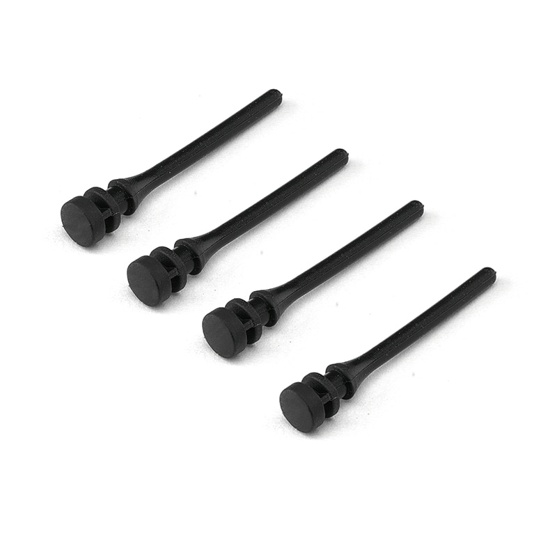 20PCS PC case fan Rubber screw Damping shockproof Absorption Noise Silicone Screw Black