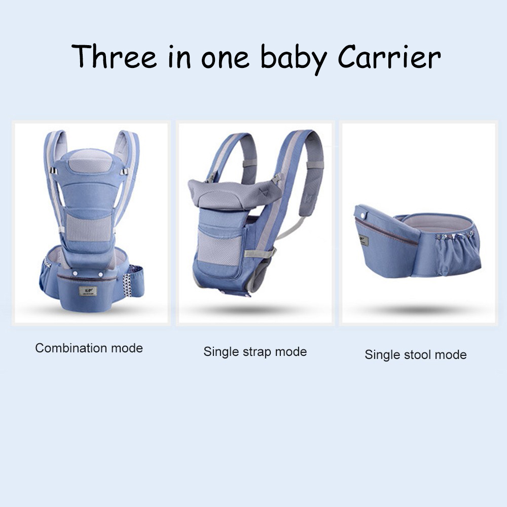 0-48 Month Ergonomic Baby Carrier Infant Baby Hipseat Carrier 3 In 1 Front Facing Ergonomic Kangaroo Baby Wrap Sling