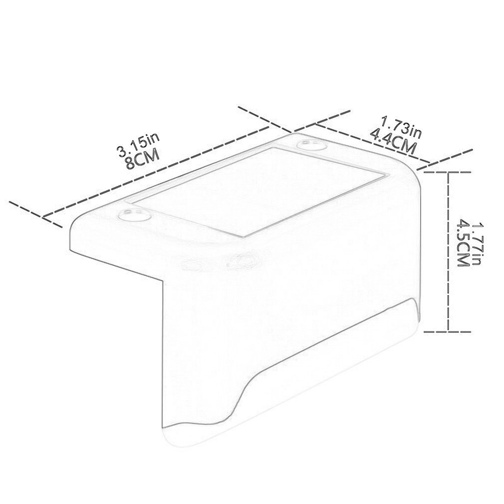 Lámpara LED Solar para escalera, 4 Uds., IP65, impermeable, para exteriores, camino de jardín, Patio, escaleras, escaleras, lámparas para valla, luz Solar nocturna