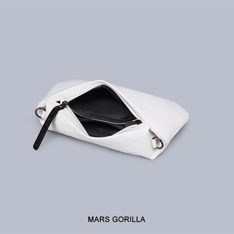 Dames schoudertassen borst leer pu crossbody voor dames rits satijnen voering unieke messenger criss-cross