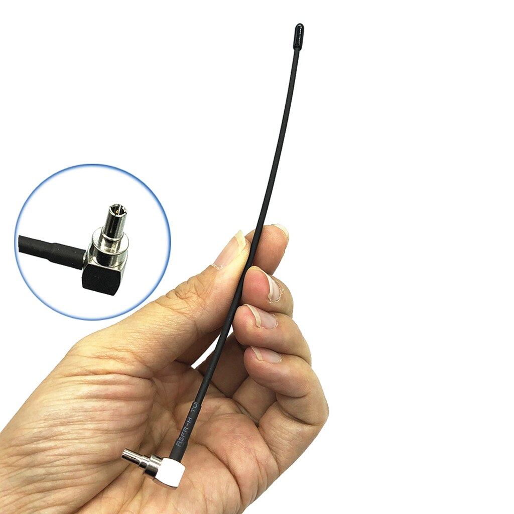 Mini antena 4G LTE, conector CRC9, antena de ángulo recto para Huawei E398, E5372, E589, E392, Router, módem USB, tarjeta de red PCMCIA