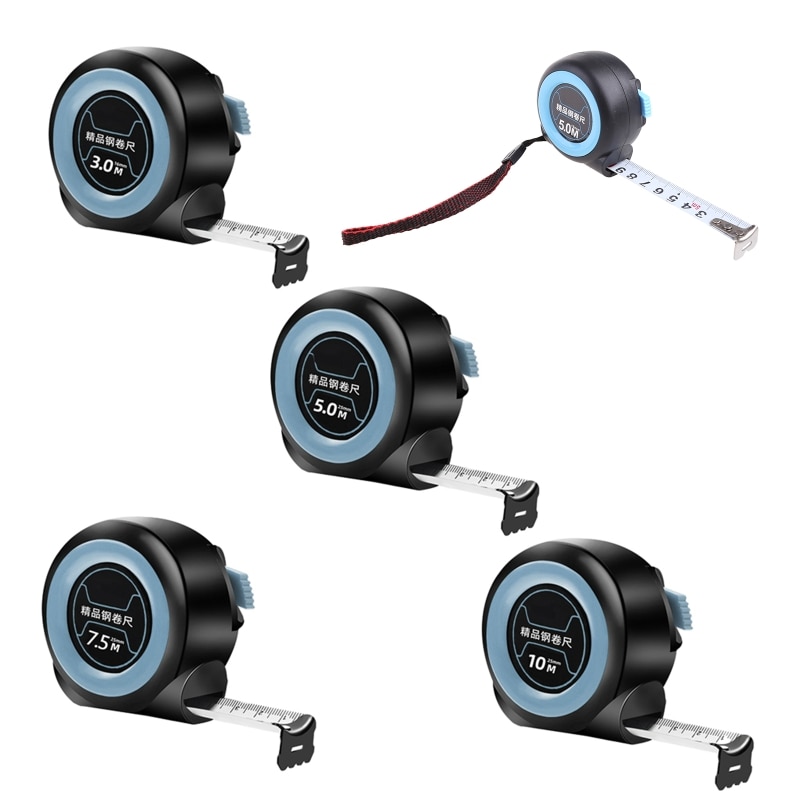 Measuring Tape Measure Retractable Single Side Ruler Easy to Read for Engineers B85C