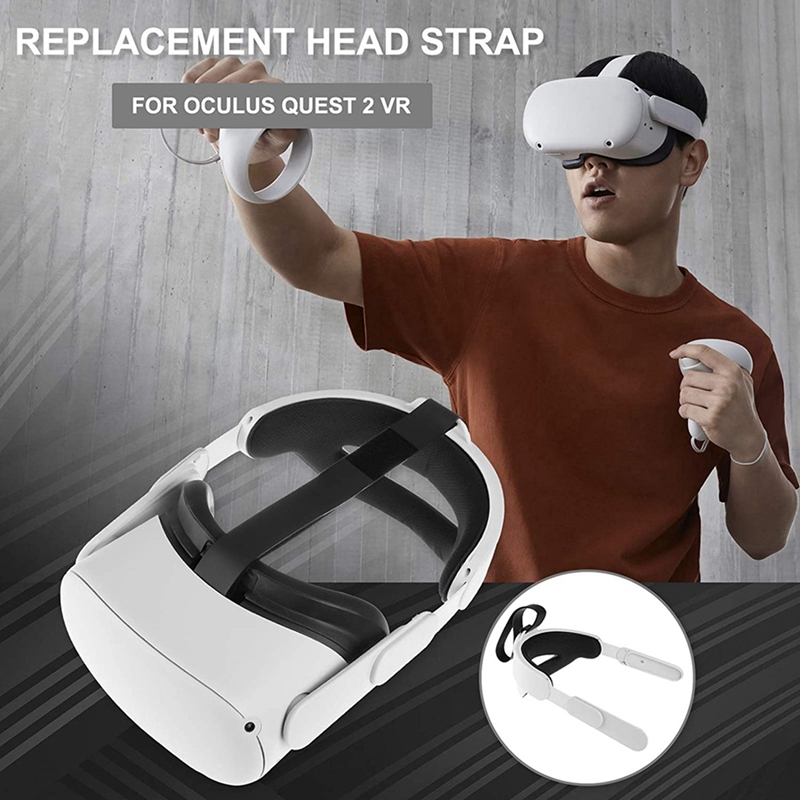 VR Headband For Oculus Quest 2 With Powerbank Fixing Battery Holder