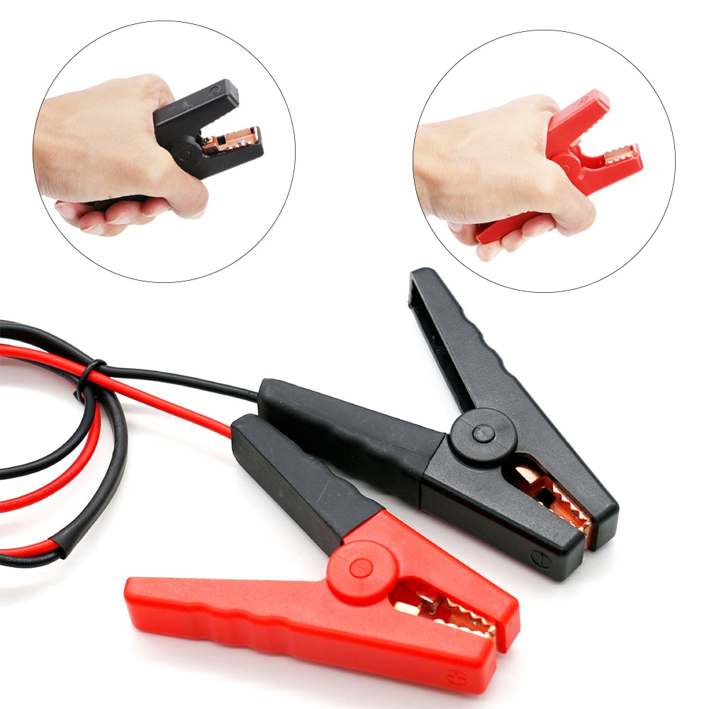 Leepee startkabler bilbatteri jumper startkabel nødkabel clip line auto batteri line kobbertråd bt -30 universal