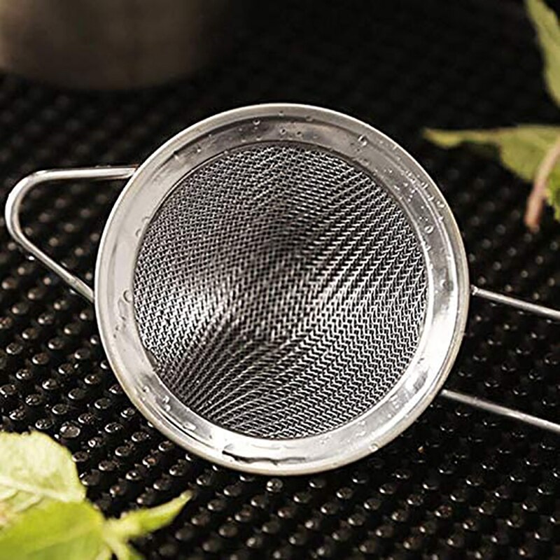 Fine Mesh Strainer for Bar -Stainless Steel Conical Strainer for Cocktail Drink Bar Strainers Bartender Bar Tool, 2 Pcs