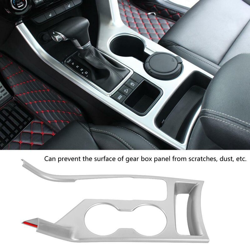 Car Interior Gear Box Panel Cover Trim for KIA Sportage 4 QL KX5 Water Cup Holder Frame Accessories