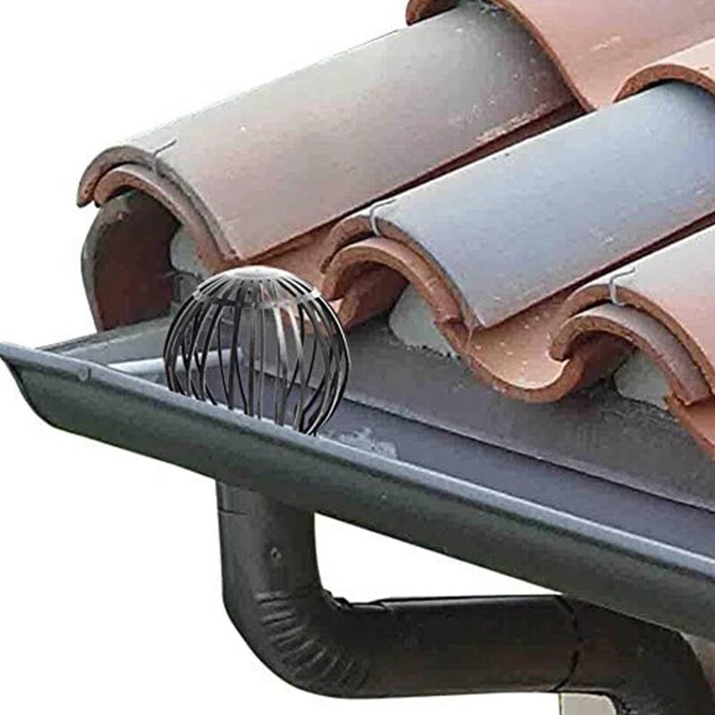 Filtre de protection de gouttière 6 pièces, filtre de gouttière empêchant les débris de feuilles, Branches de mousse de toit de boucher les tuyaux