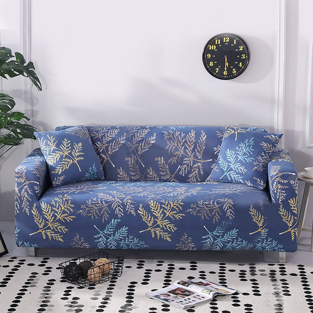 Elastic Stretch Sofa Cover Stretch Slipcovers Sectional for Living Room Couch Cover L shape Armchair Cover Single/Two/Three seat: style2 145-185cm