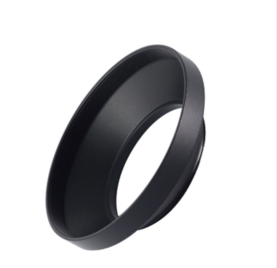55Mm Groothoek Metalen Zonnekap Voor Nikon Canon Sony Pentax Olympus Schroef Mount Camera Accessoires