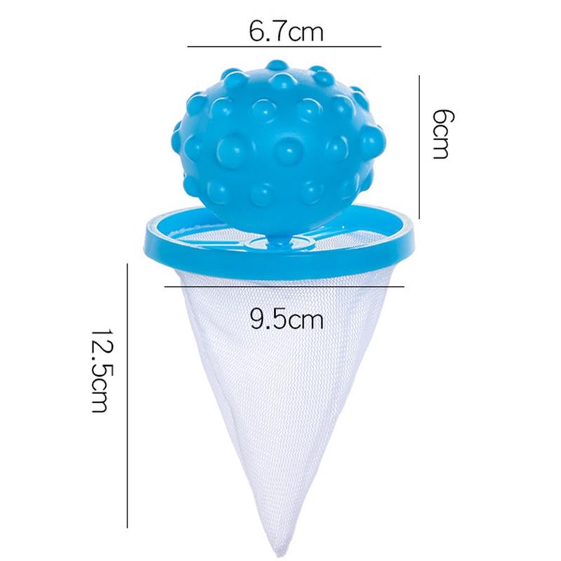 Ball-Type Lint Mesh Filter Bag Hair Remover Pouch Cleaning Balls Bag Laundry Hair Catcher Floating Washing Machine Hair Filter