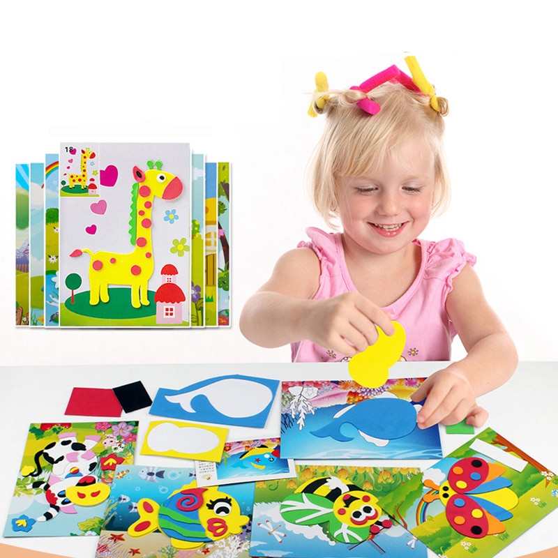 12pc/set 3D EVA Foam Sticker Puzzle Game DIY Carto... – Vicedeal