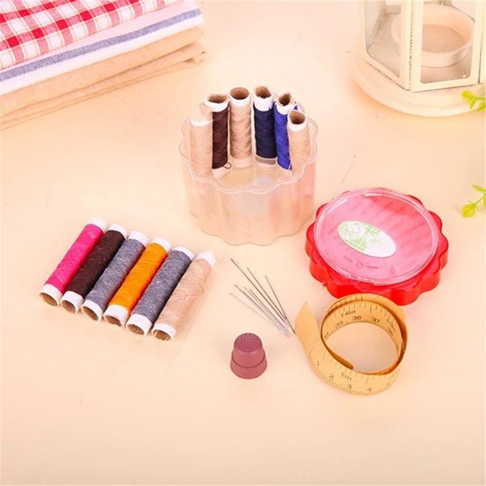 Polyester Spool Sewing Thread Hand Quilting Sewing Machine Embroidery Sewing Thread Home DIY Sewing Accessories 1Set