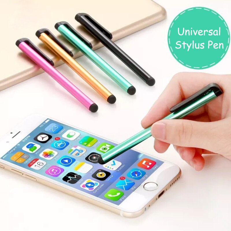 8 Stks/partij Capacitieve Touchscreen Stylus Pen Voor Iphone 7 8 Pak Voor Ipad Air 2/1 Mini 2/3/4 tablet Pc Pen Smartphone Universal