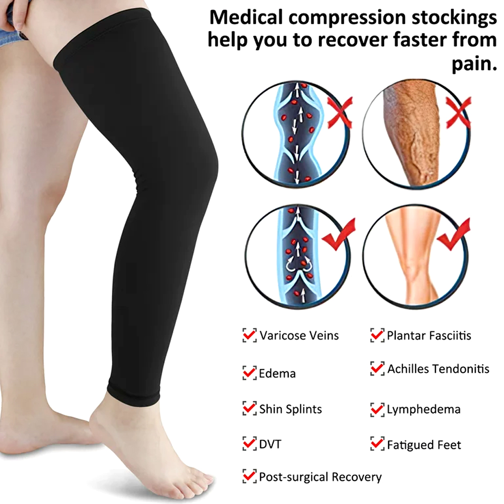 WEUPFLY 1 pz scaldamuscoli a compressione basket calcio calzini da ciclismo maniche al polpaccio UV scaldamuscoli da sole uomo donna