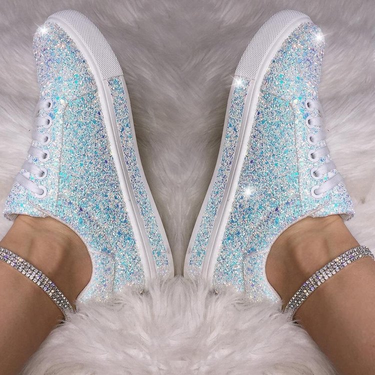 Damen Schuhe Mit Glitzer