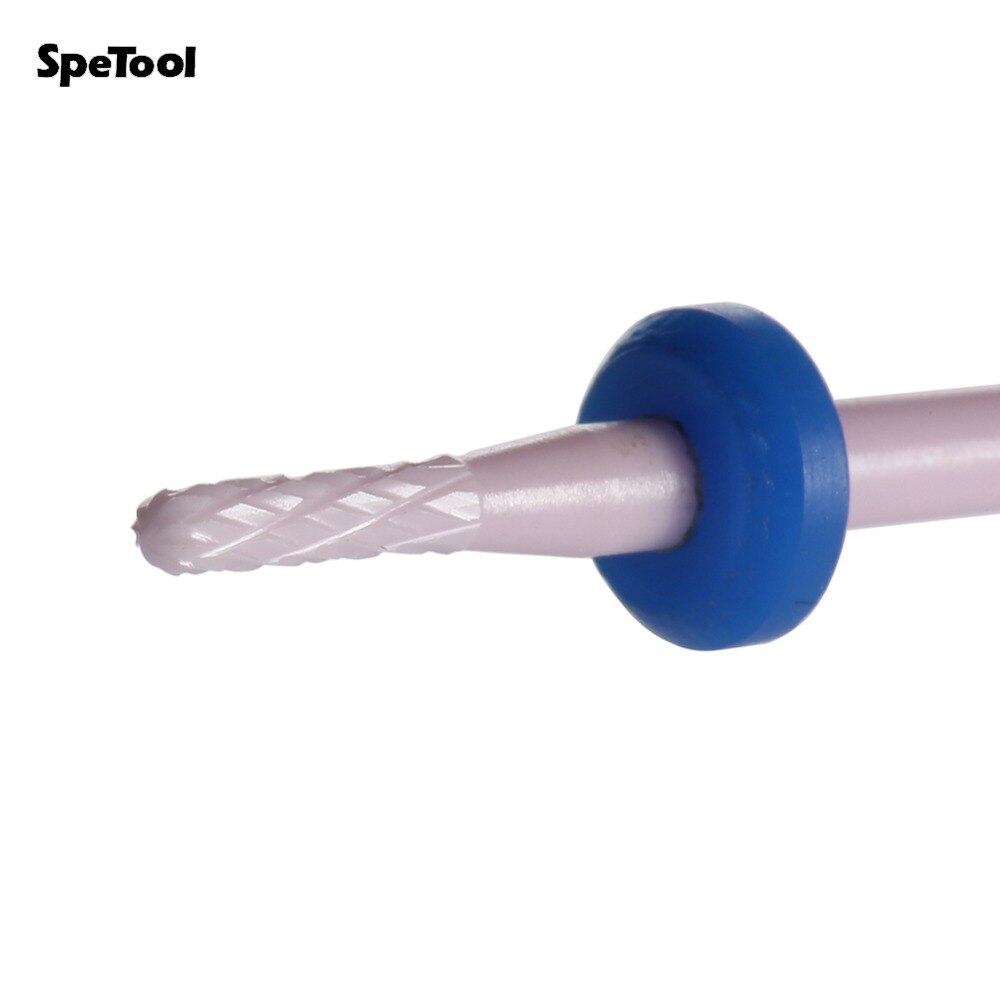 Round Buff Bit SpeTool 1Pc Pink Medium Round Bit 3/32