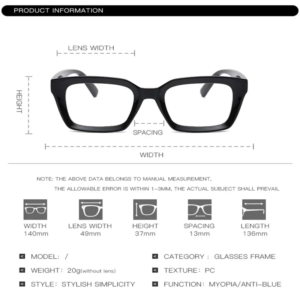 Gafas de protección contra luz azul para mujer, montura de gran tamaño, gafas Vintage, gafas de ordenador, montura completa, gafas transparentes de protección ocular