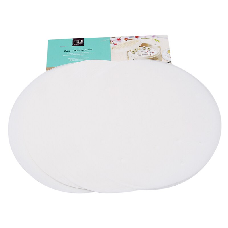 6/7/8/9/10 Inches Practical Cooking Paper Bamboo Steamer Dim Sum Paper Non Stick Restaurant Kitchen Under Steam Mat