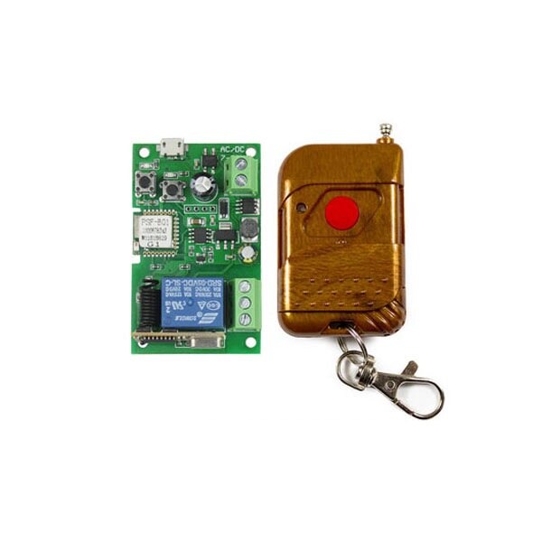 Wireless WIFI Remote Control Relay Module For Door Lock Access Control: With 433mhz Handle