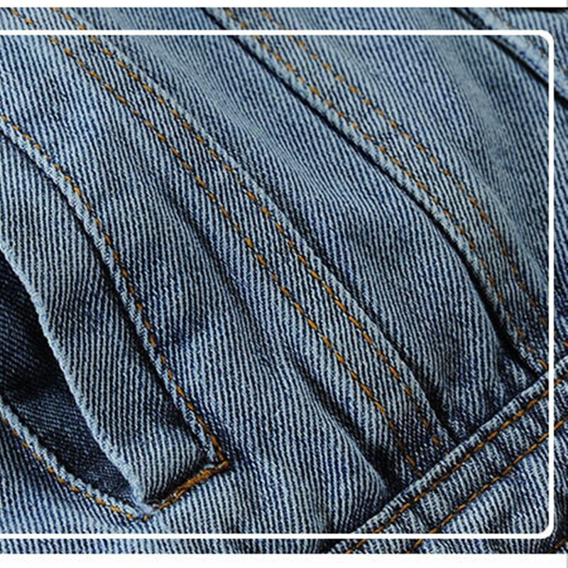 Black Denim Jacket Kids Print Children Jean Coat With Hood For Teen Boys 100-160 CM Outewear LC083