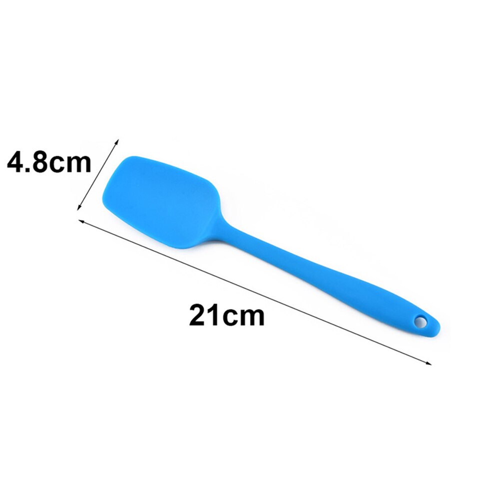 1pc silikonespatel non-stick smør madlavning turner køkkenredskaber kage wienerbrød skraber kage bagespatel fødevaregodkendt ske