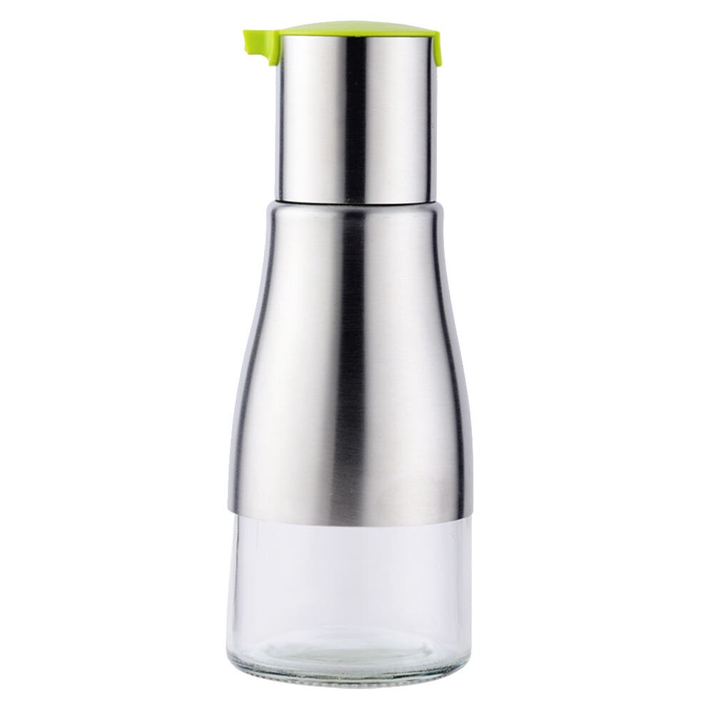 Stainless Olive Oil Bottle No Drip Olive Oil Container Vinegar Grill BBQ Kitchen Tools: Light Green