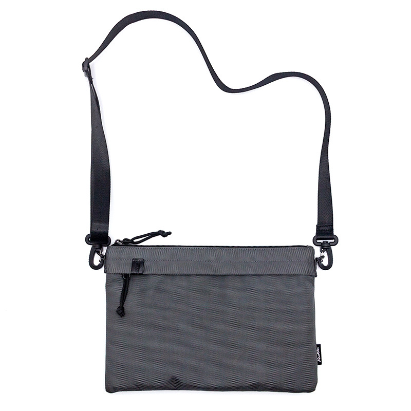 Sac à bandoulière en Nylon de Style japonais, sac à bandoulière étanche pour hommes, sac de rangement décontracté de randonnée, sacoche: GRIS