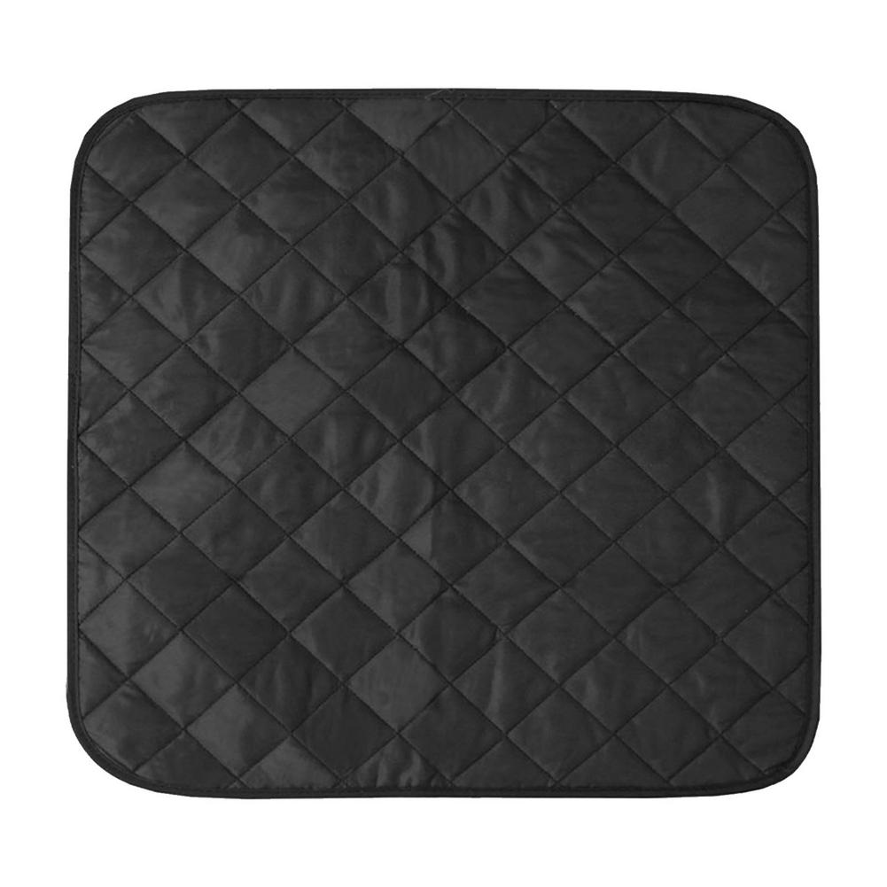 Camping Mat Seat Camping Cushion 56x54CM Square Damp-Proof Mat For Outdoor Waterproof Chair Beach Picnic Mat Seat Activities Pad: black