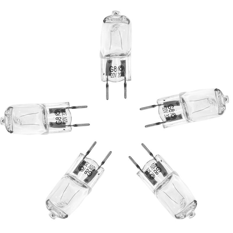 6 PCS Oven Light Replacement G8 Durable Light Bulb Lamp for Appliance Holding Cabinet Oven