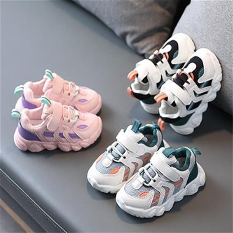 Baby Zachte Zolen Peuter Schoenen Jongen Meisje Comfortabele Antislip Schoenen Baby Ademend Mesh Sneakers Kinderen Casual schoenen