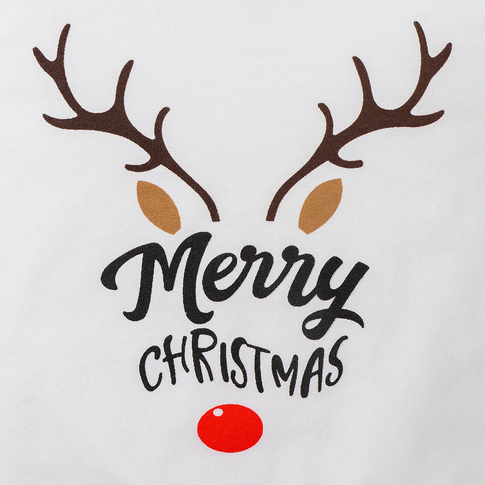 hiver noël 0-4Y infantile bébé fille garçon lettre impression bois à capuche à manches longues sweat haut 2 couleurs