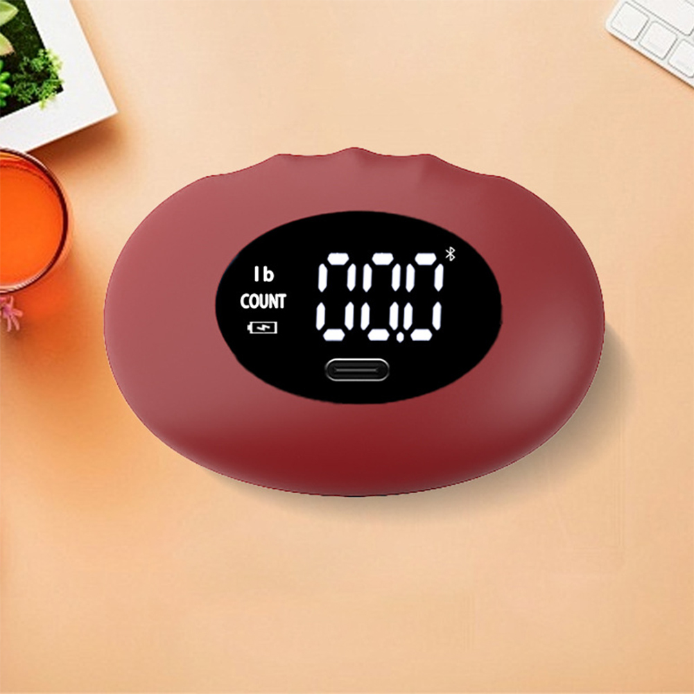 Grip Strength Tester Oplaadbare digitale gripsterkte Trainer Siliconen handgreepversterker 396.8Lbs voor krachttraining