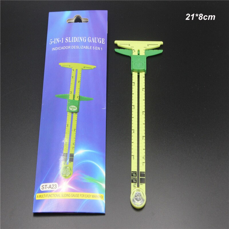 Sewing Tool 1Pcs Accessory Transparent Metric Straight Tailor Ruler Measuring For Fabric Patchwork Cloth Cutting Quilting Rulers: yellow type